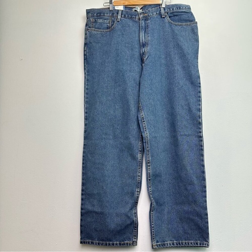 Levi’s Mens 42x32 Relaxed Fit Signature Jeans Medium Wash NWT